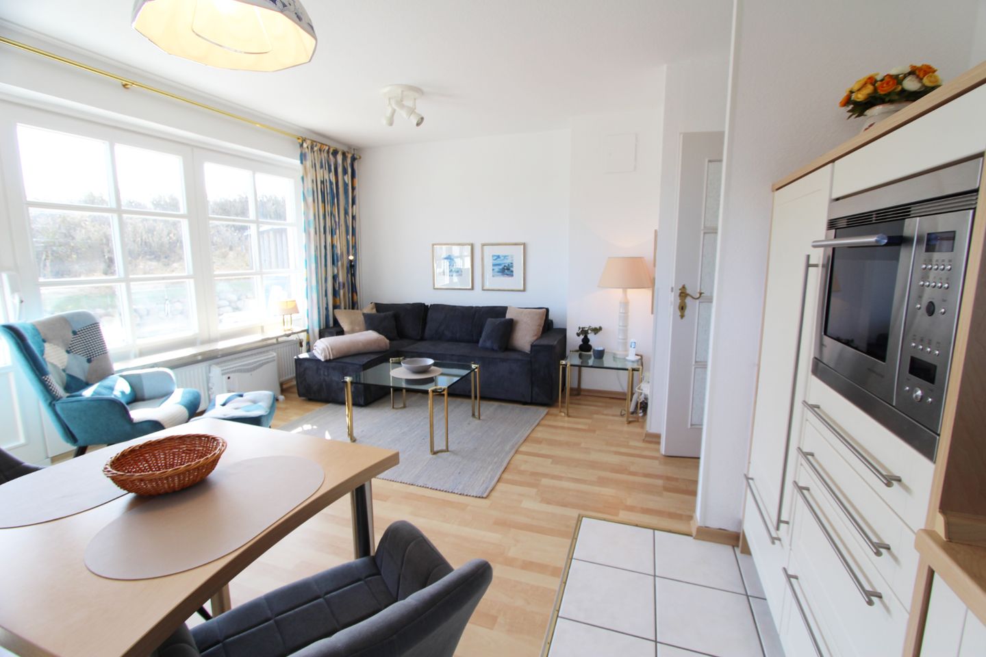  Dünenblick III - Dünenstr. 7, App. 1 Wenningstedt - Wohnzimmer