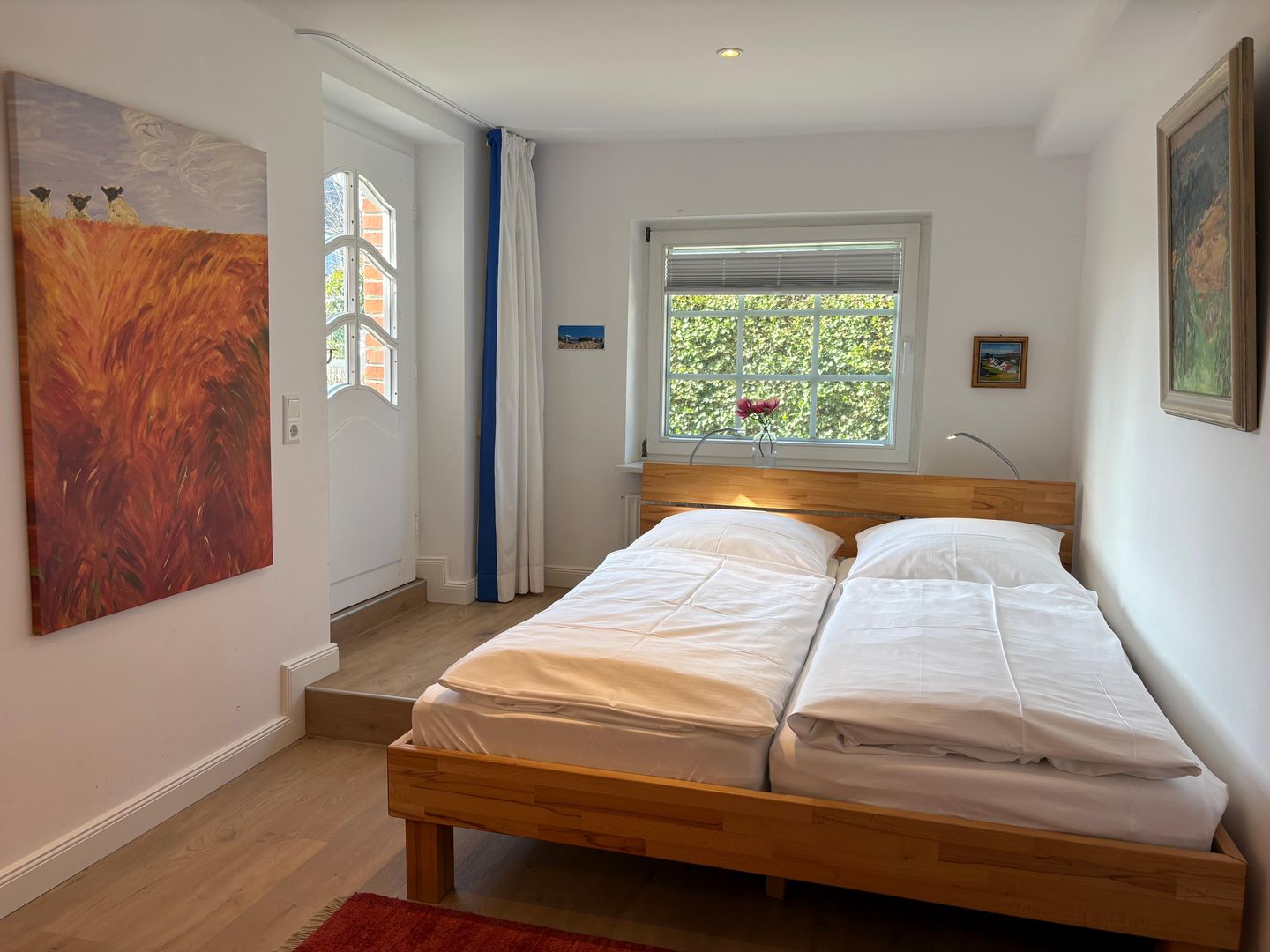 Altes Friesenhaus Wohnung 3 Scheune Morsum - Schlafzimmer