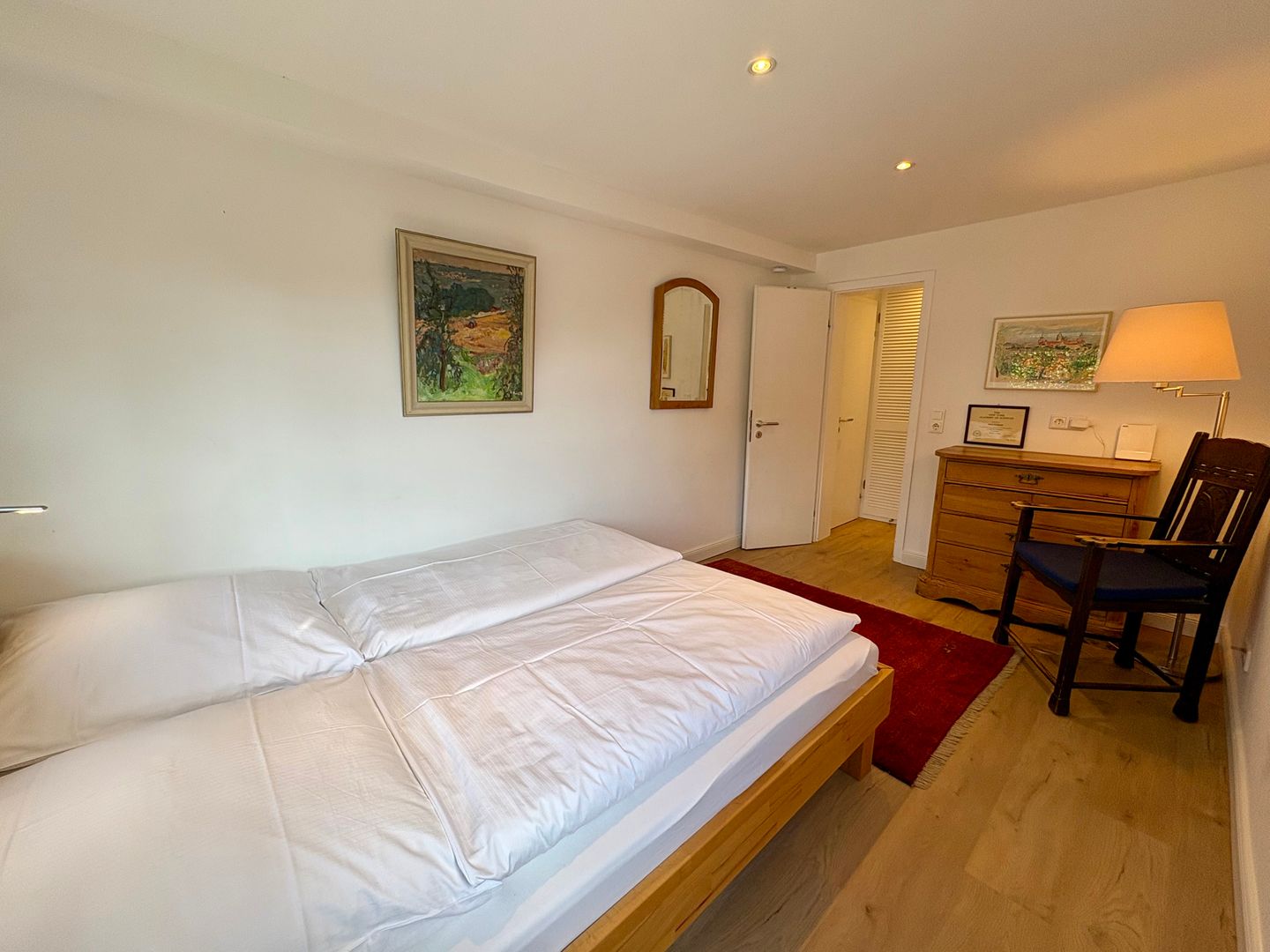 Altes Friesenhaus Wohnung 3 Scheune Morsum - Schlafzimmer