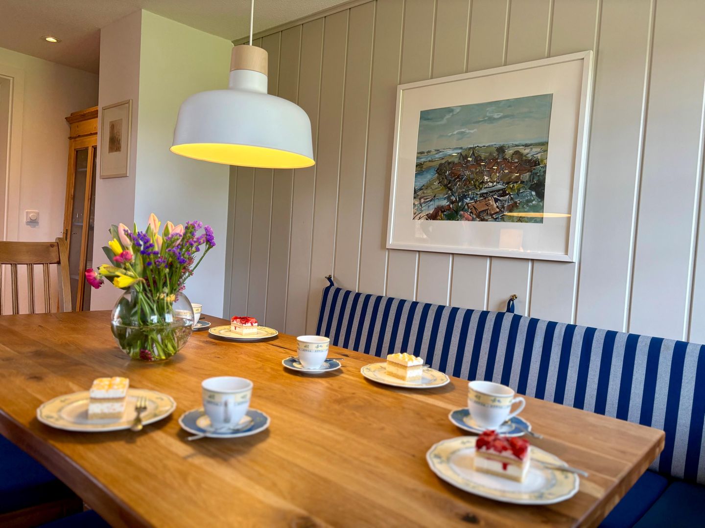 Altes Friesenhaus Wohnung 3 Scheune Morsum - Küche / Küchenzeile