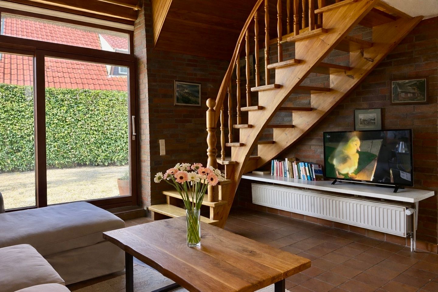 Altes Friesenhaus Wohnung 3 Scheune Morsum - Wohnzimmer