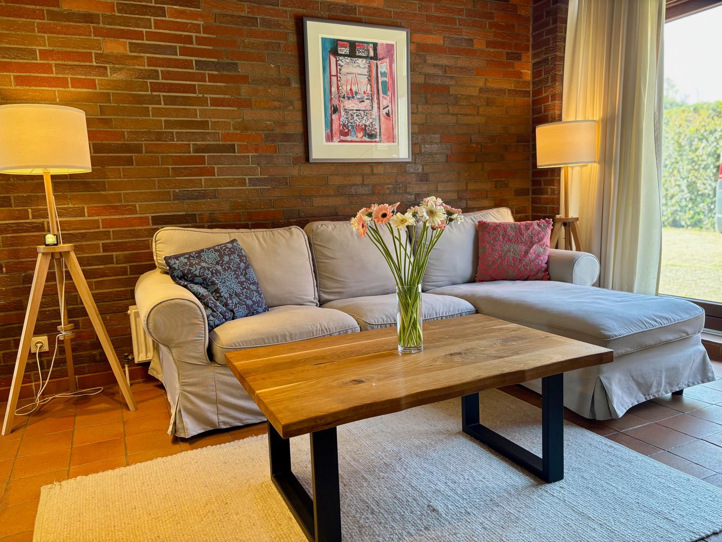 Altes Friesenhaus Wohnung 3 Scheune Morsum - Wohnzimmer