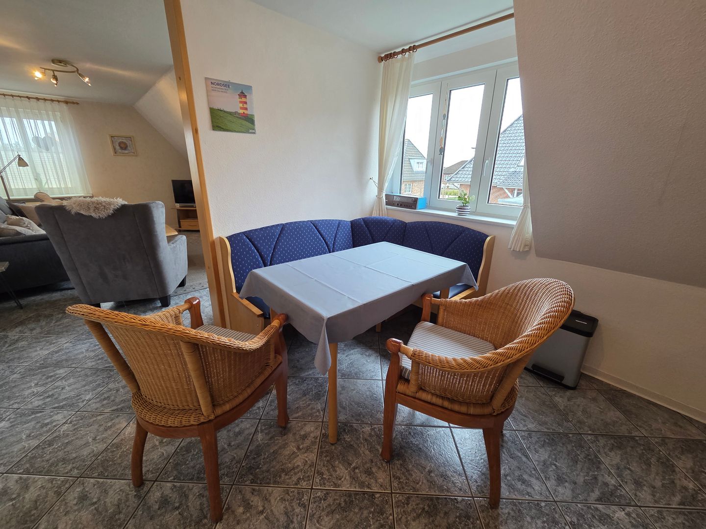 Haus Friesenglück Whg. Muschel Alkersum - Küche / Küchenzeile