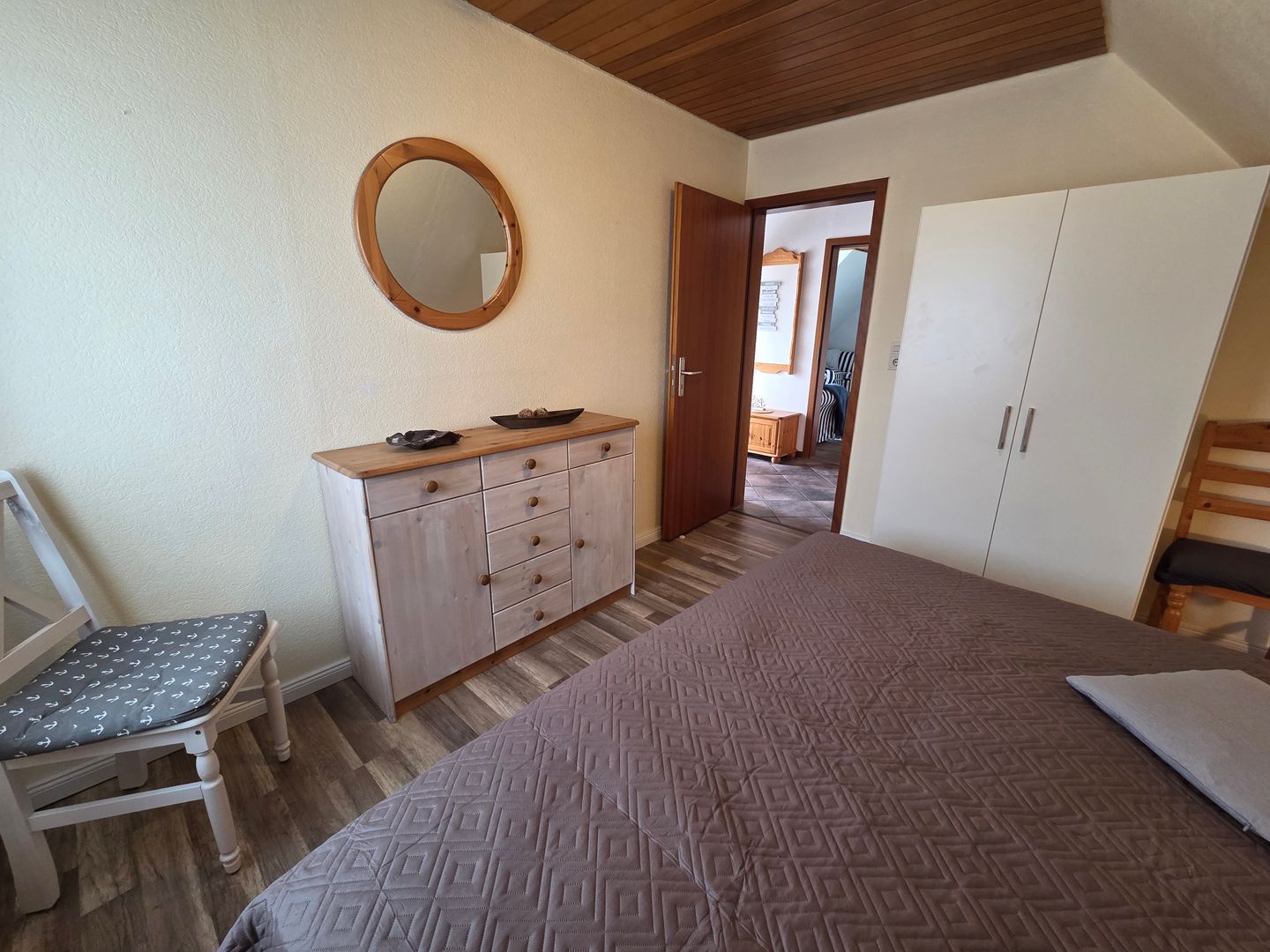 Haus Dorfschmiede Whg. Ankerplatz Alkersum - Schlafzimmer