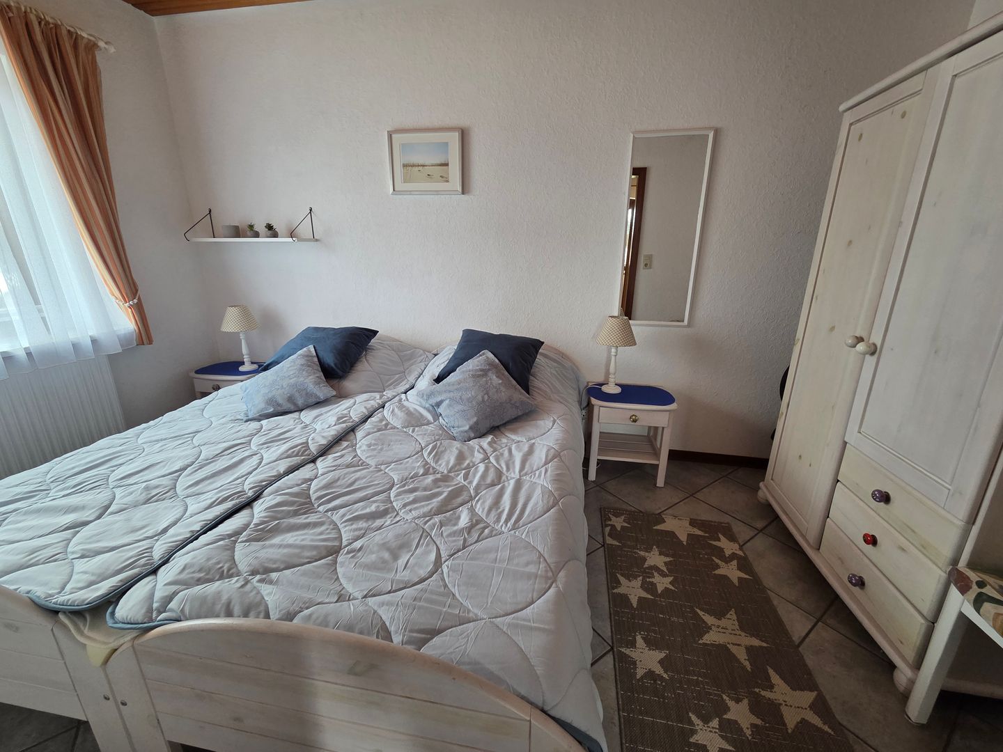 Haus Dorfschmiede Whg. Seehund Alkersum - Schlafzimmer