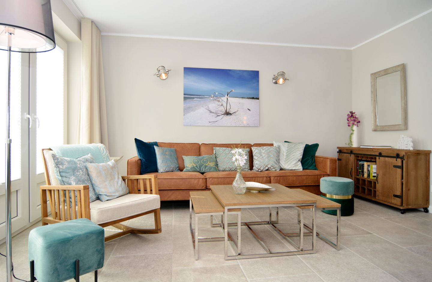 Norderstrasse 50 Appartement 1 Lilly Westerland - Wohnzimmer