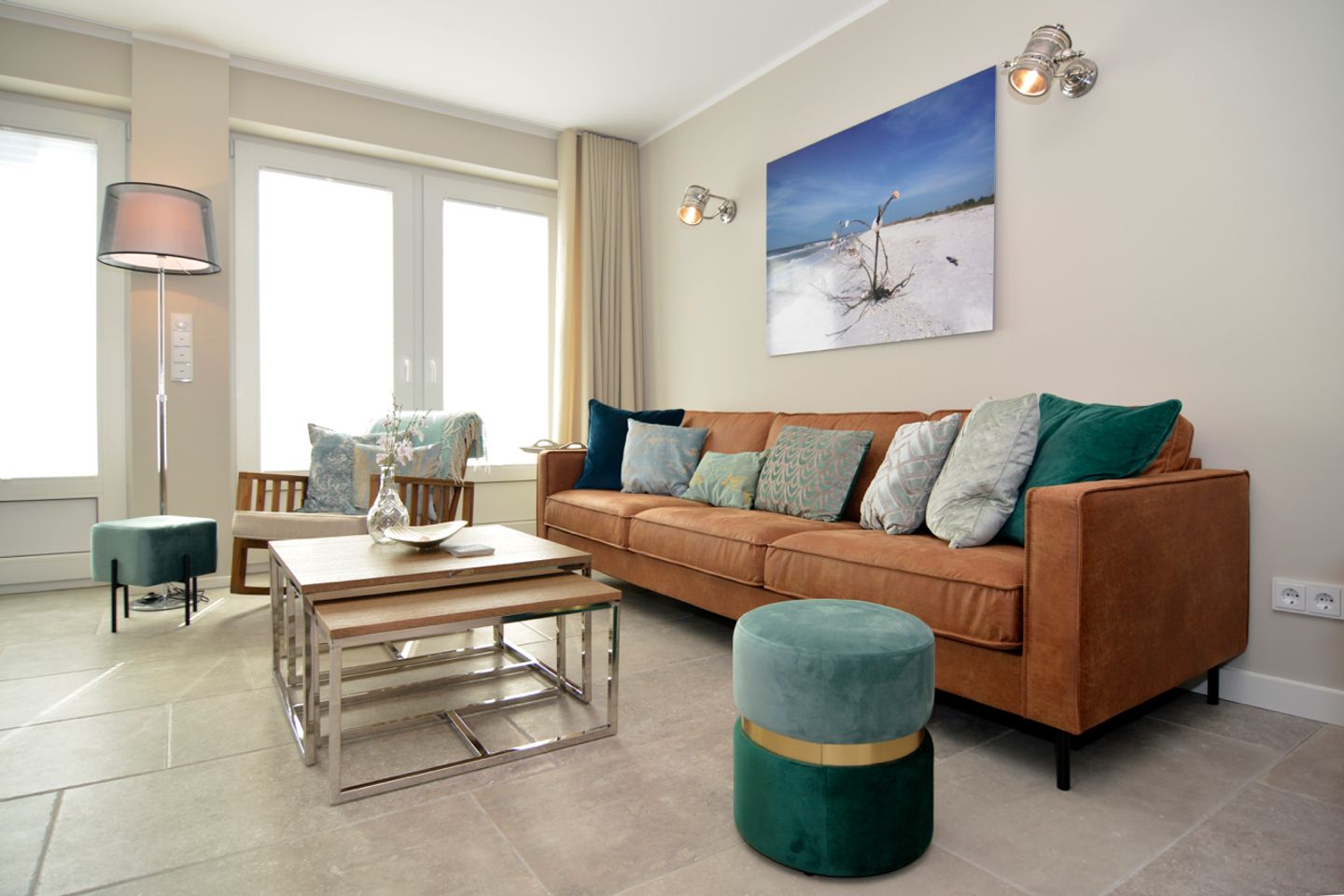 Norderstrasse 50 Appartement 1 Lilly Westerland - Wohnzimmer