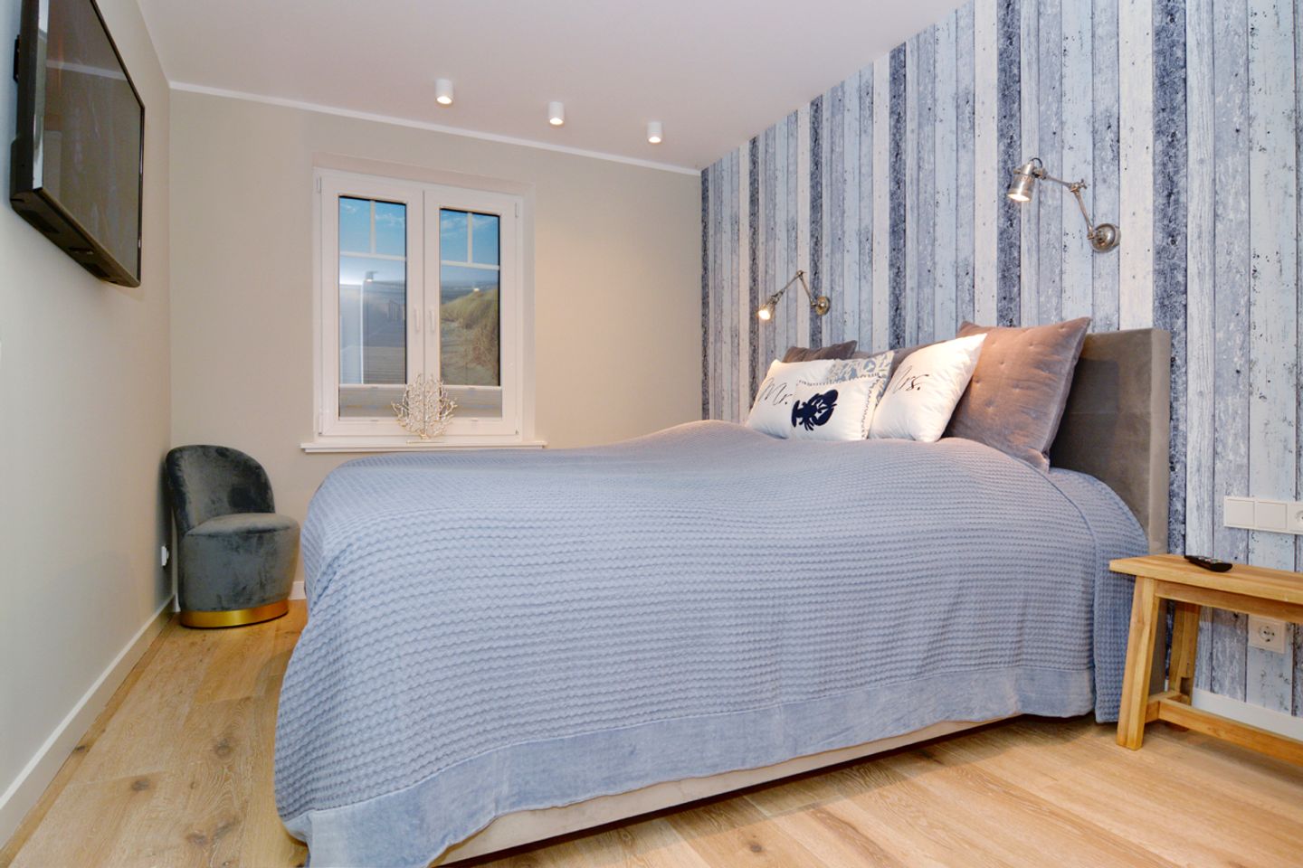 Norderstrasse 50 Appartement 1 Lilly Westerland - Schlafzimmer