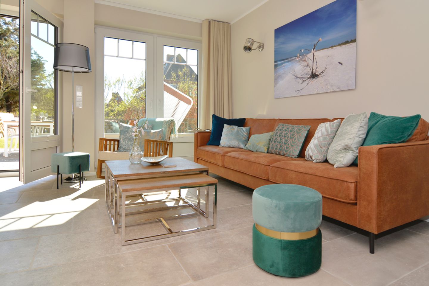 Norderstrasse 50 Appartement 1 Lilly Westerland - Wohnzimmer