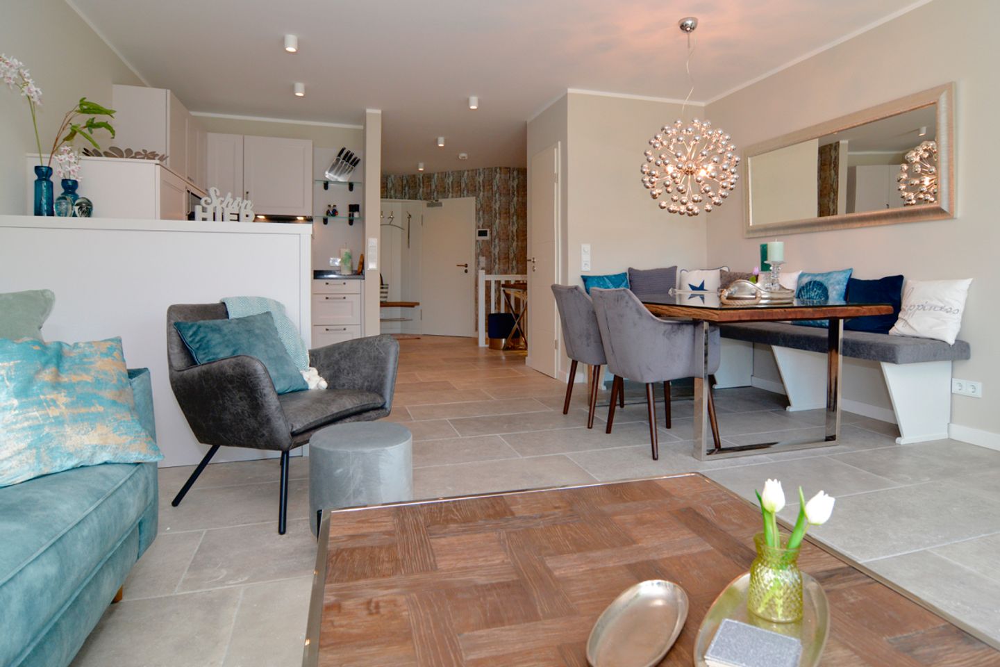 Norderstrasse 50 Appartement 4 Toni Westerland - Wohnzimmer