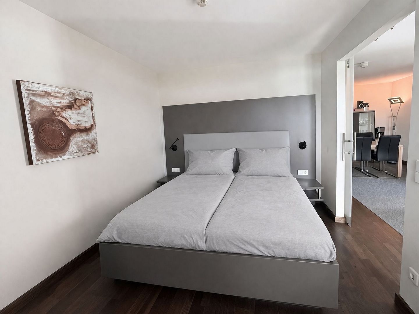 Resort Deichgraf Resort Deichgraf 31-04 Wremen - Schlafzimmer mit Doppelbett