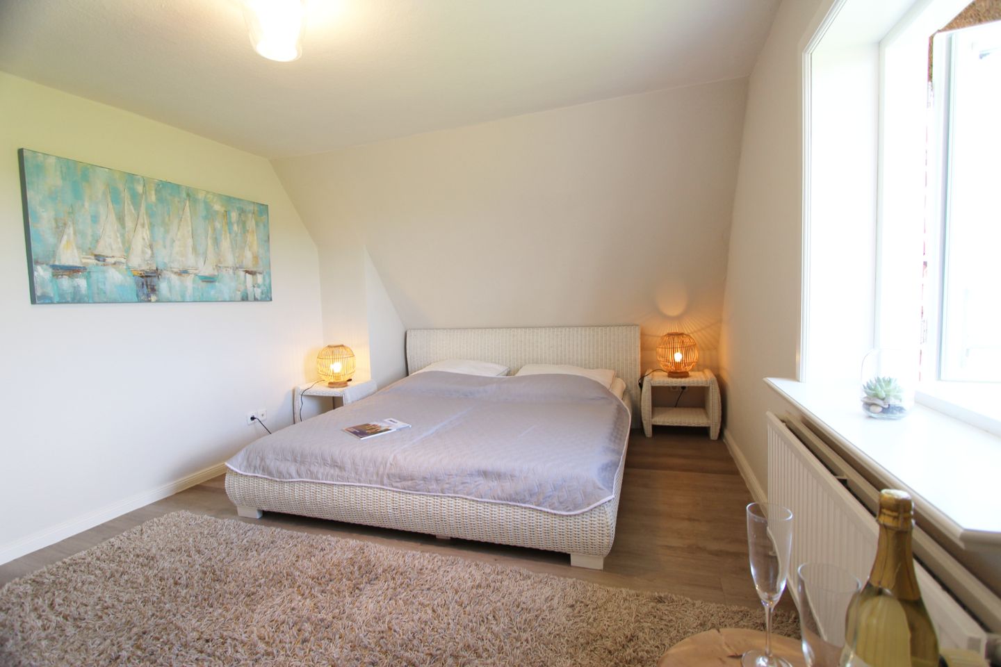  Landhaus Braderup - Braderuper Str. 14 Wenningstedt - Schlafzimmer