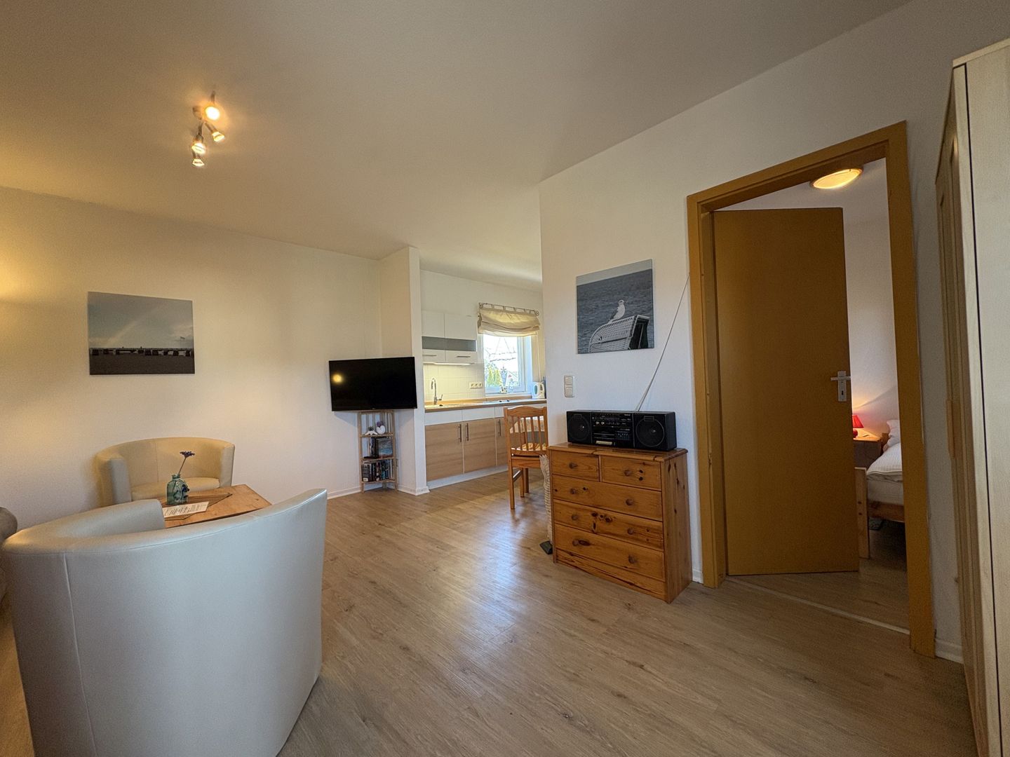 Strandnixe - Meerwärts Dahme - Wohnzimmer