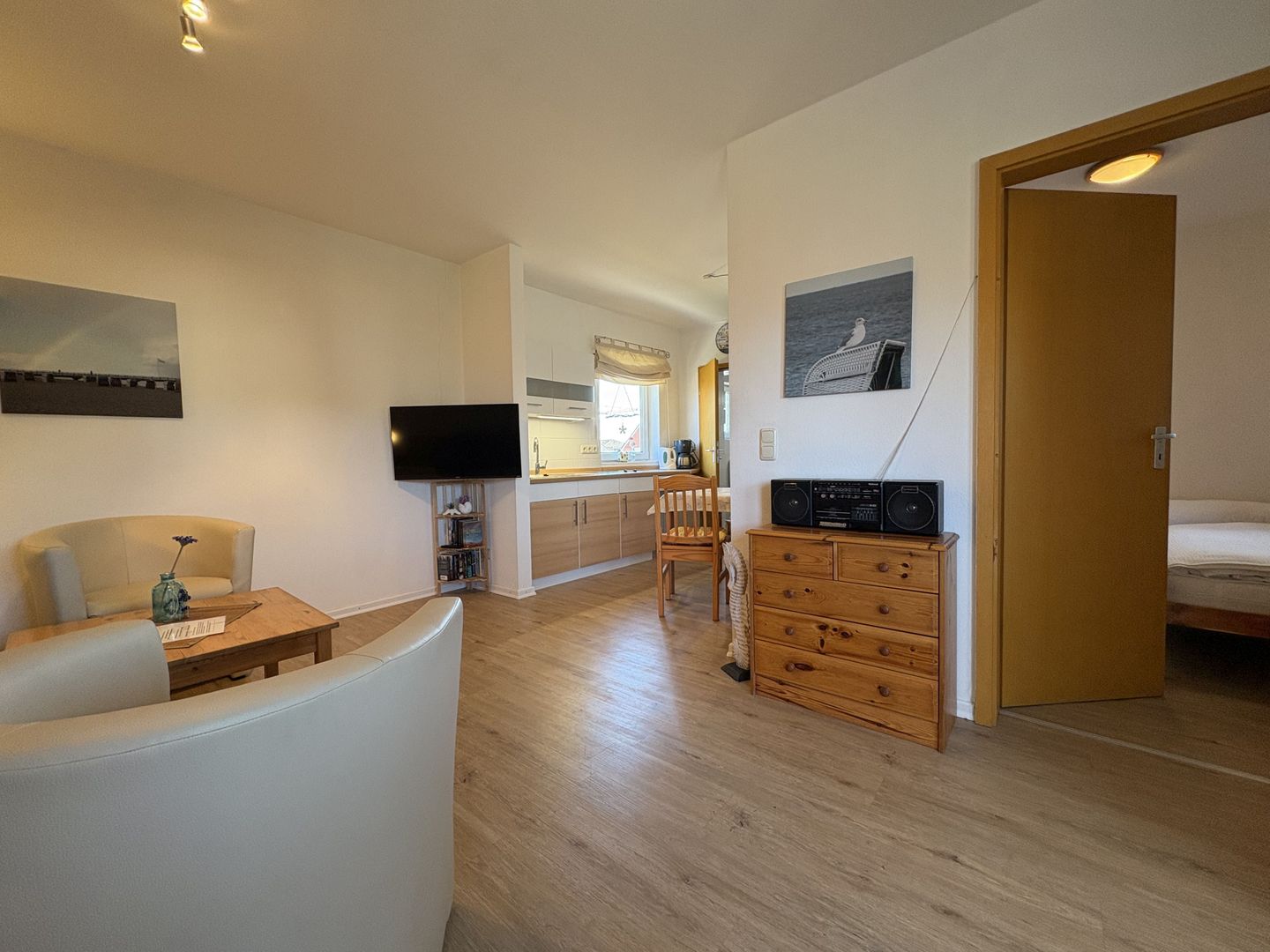  Strandnixe - Meerwärts Dahme - Wohnzimmer