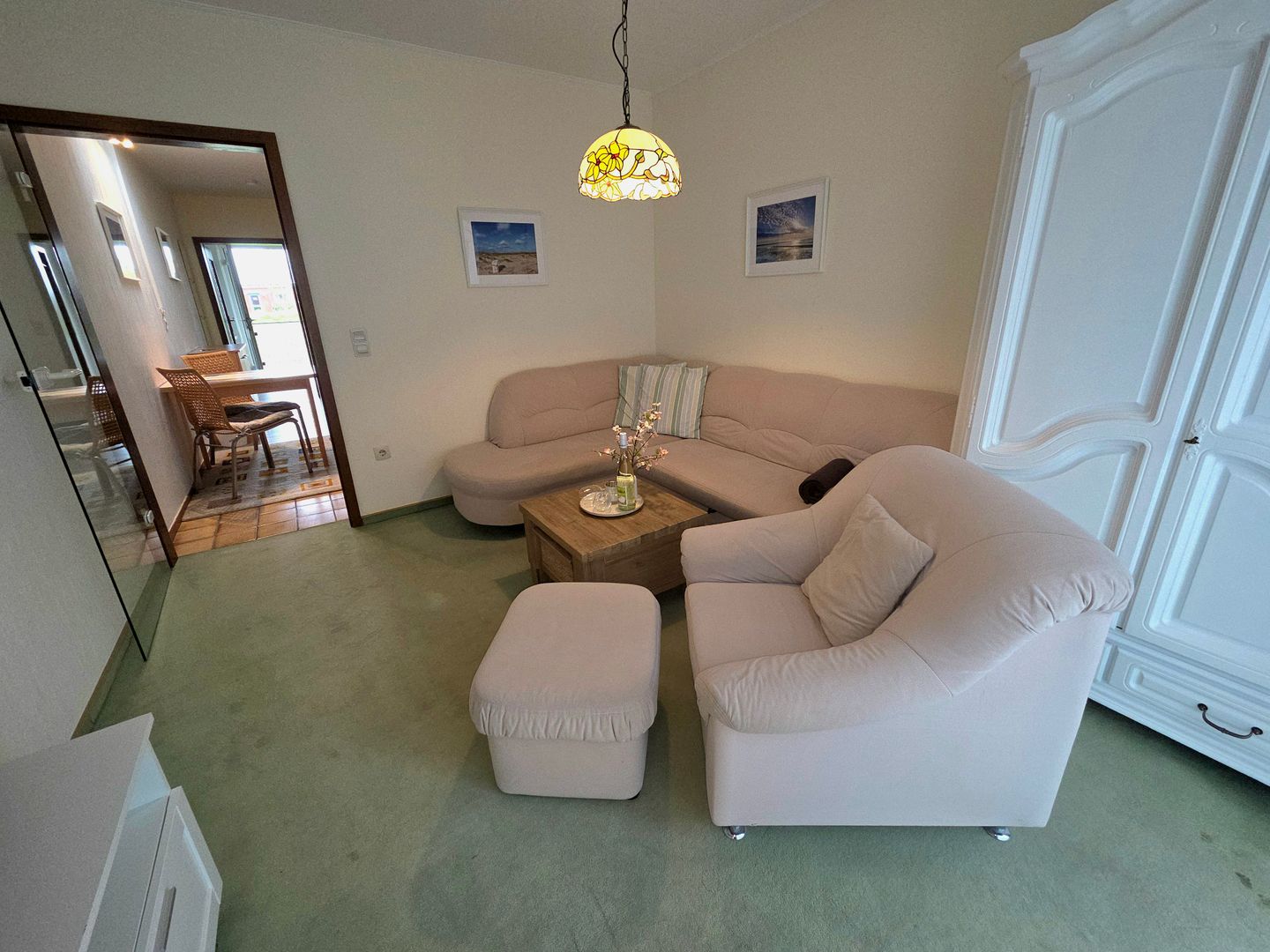 Haus Ekke Nekkepenn II, Whg. C1 Wyk auf Föhr - Wohnzimmer
