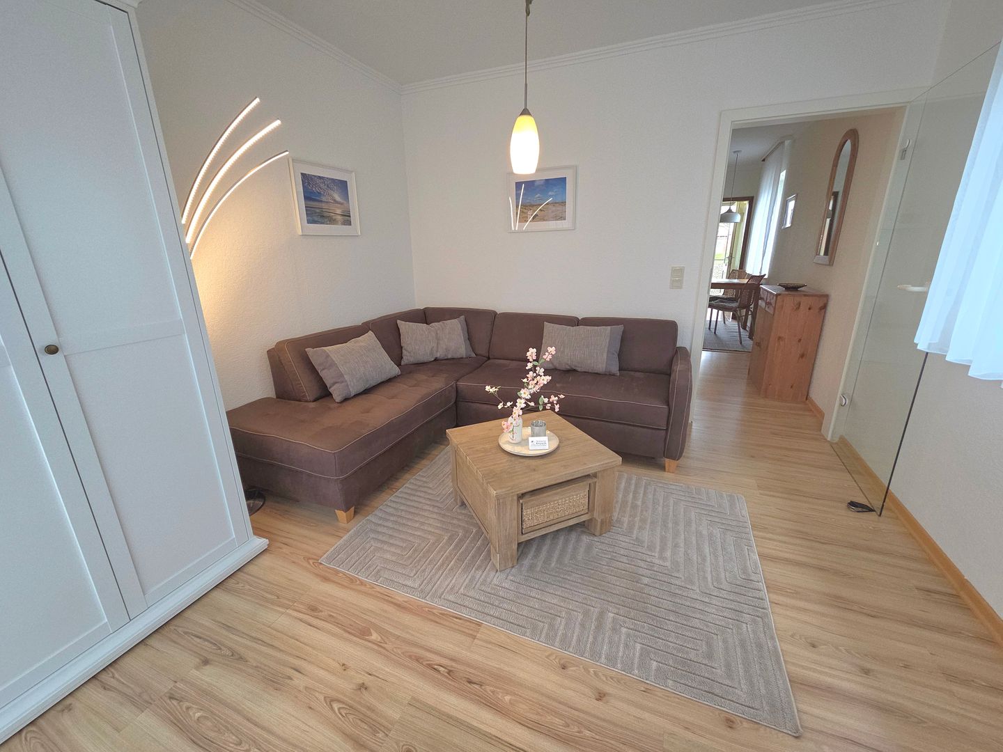 Haus Ekke Nekkepenn II, Whg. C2 Wyk auf Föhr - Wohnzimmer