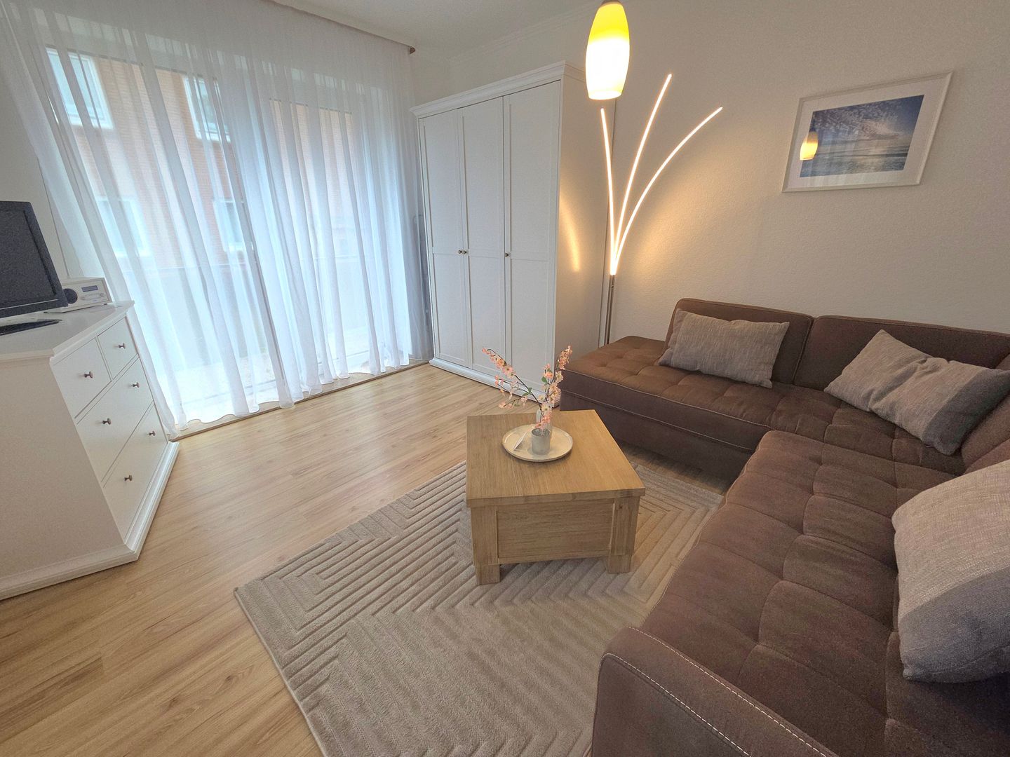 Haus Ekke Nekkepenn II, Whg. C2 Wyk auf Föhr - Wohnzimmer