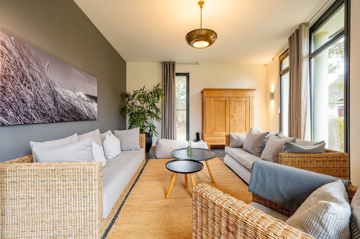 Ostseeland Ostseeland Kapitänsweg 15 Usedom - Wohnzimmer im Kapitänsweg 15, Ostseeland in Karlshagen