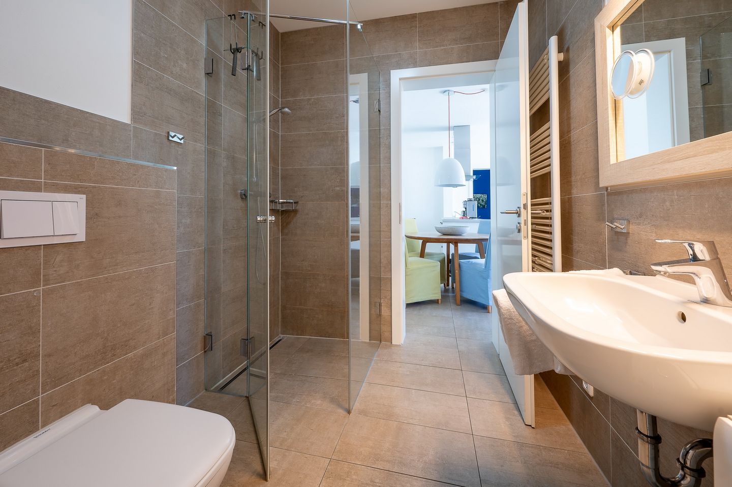 Ostseeland Ostseeland Lotsenstieg 2 Kajüte 1 Usedom - Badezimmer im Lotsenstieg 2, Kajüte 1 in Karlshagen, Ostseeland