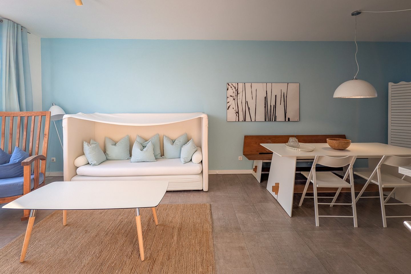 Ostseeland Ostseeland Lotsenstieg 2 Kajüte 5 Usedom - Wohnzimmer, Kajüte 5 im Lotsenstieg 2 in Karlshagen auf Usedom