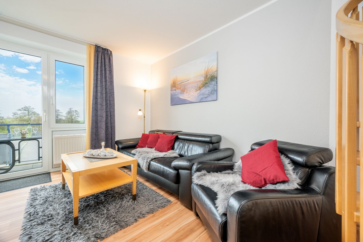 Hus Inselkieker Hus Inselkieker 214 Schillig - Wohn-Essbereich mit Couch