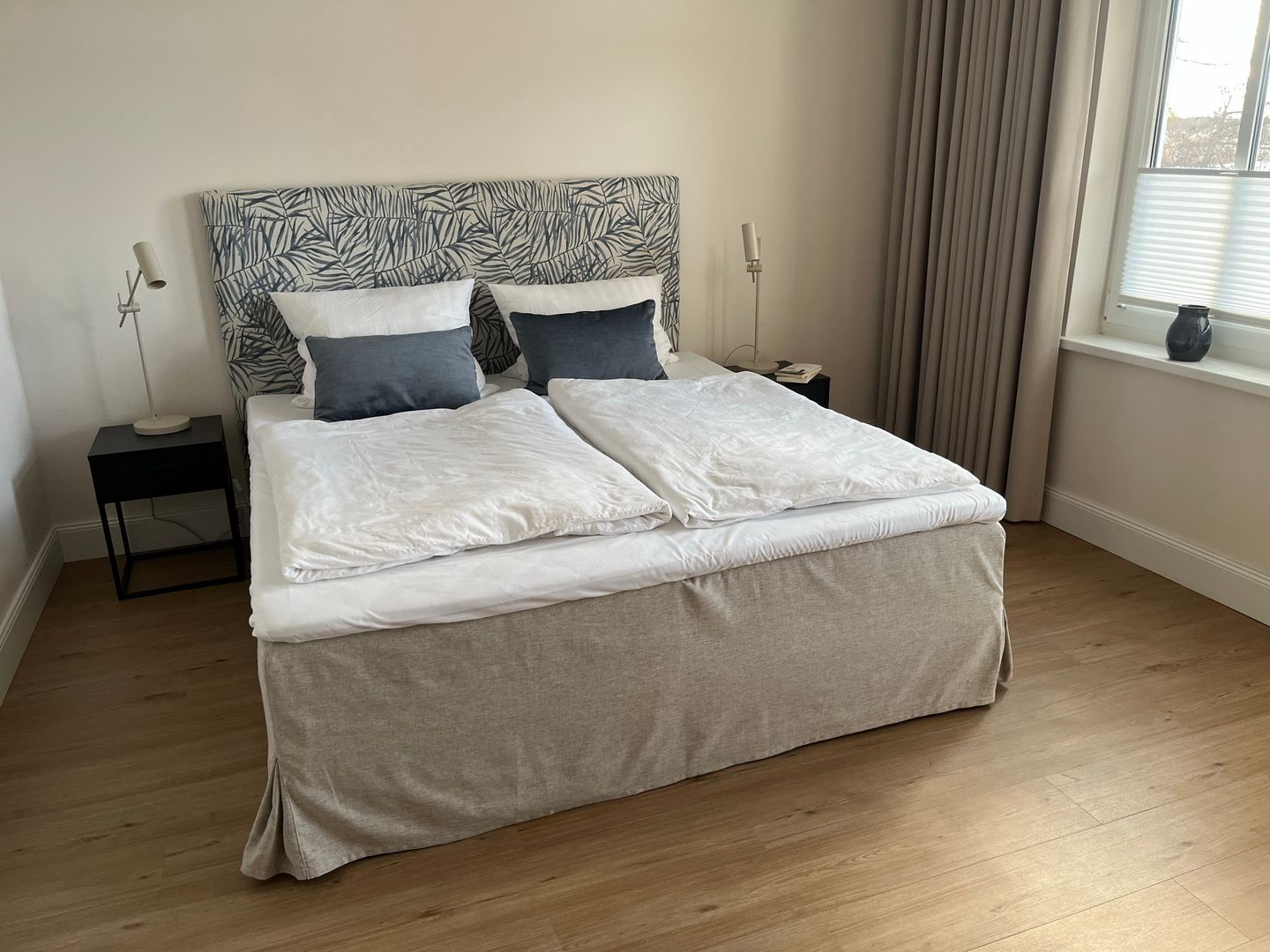 Seehof Seehof 201 Usedom - Schlafzimmer der Ferienwohnung Seehof201 auf Usedom mit Doppelbett