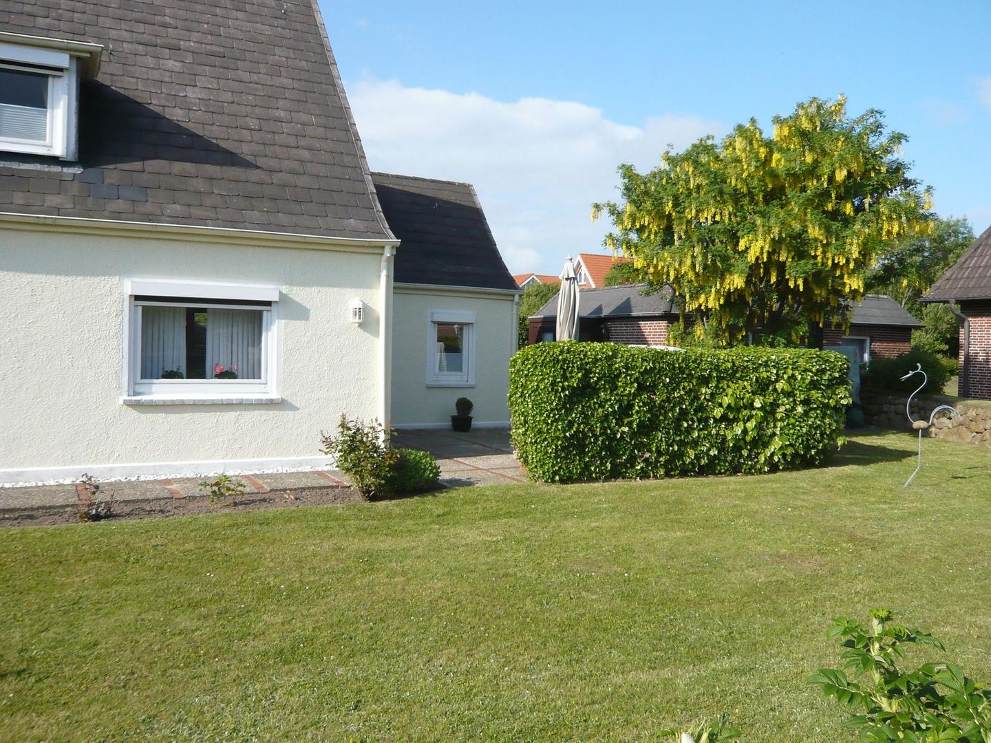 Nordgang 6 Appartement 2 Bungalow Westerland - Garten