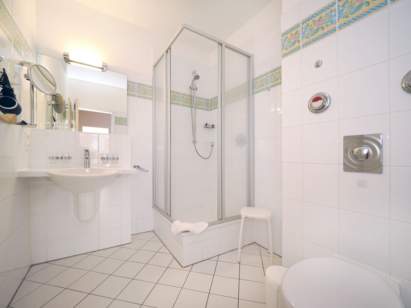 Seehof Seehof 201 Usedom - Badezimmer der Ferienwohnung Seehof201 mit Dusche