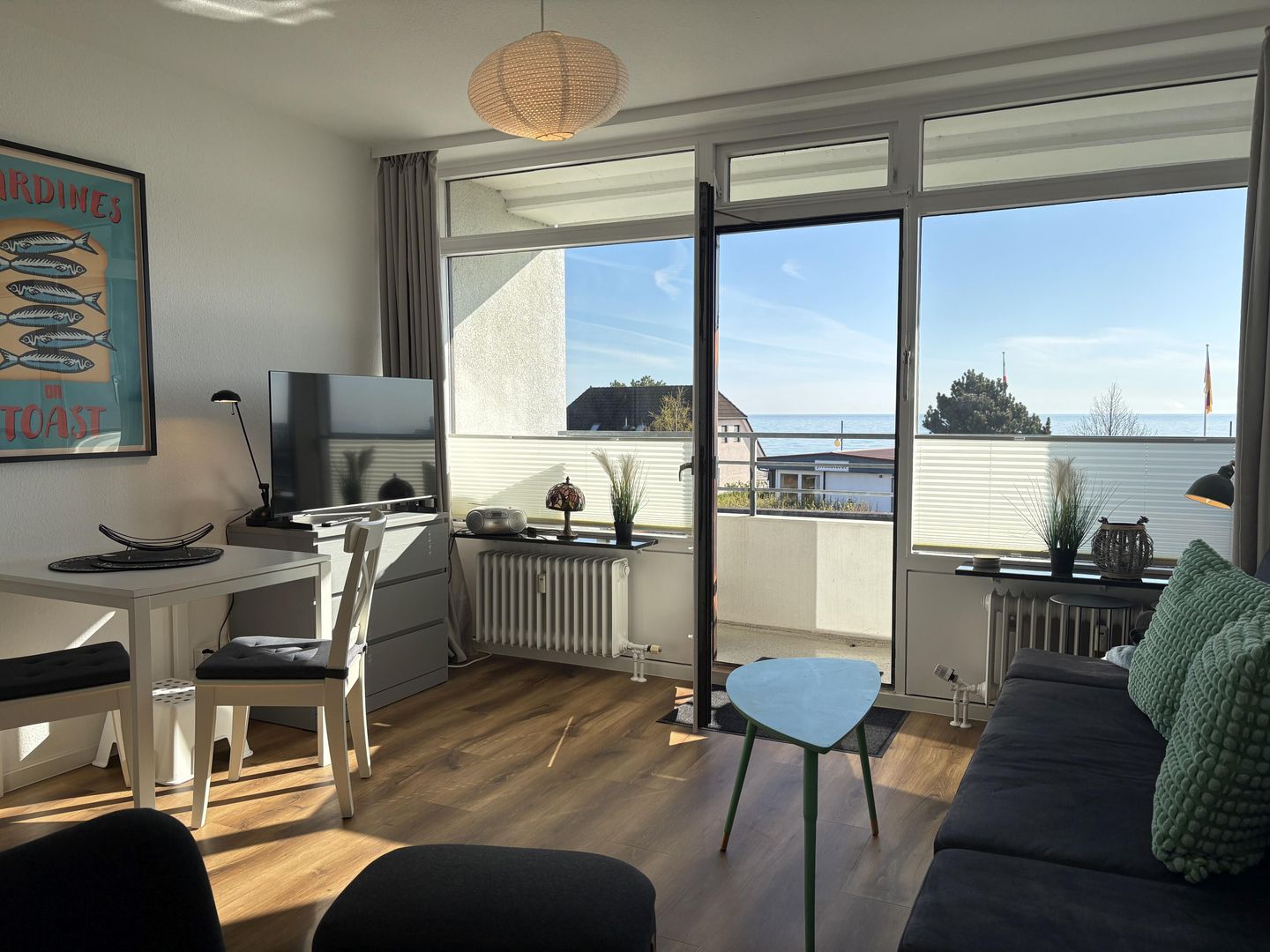  Strandhotel - 19 "Sardinenbüchse" Dahme - Wohnzimmer
