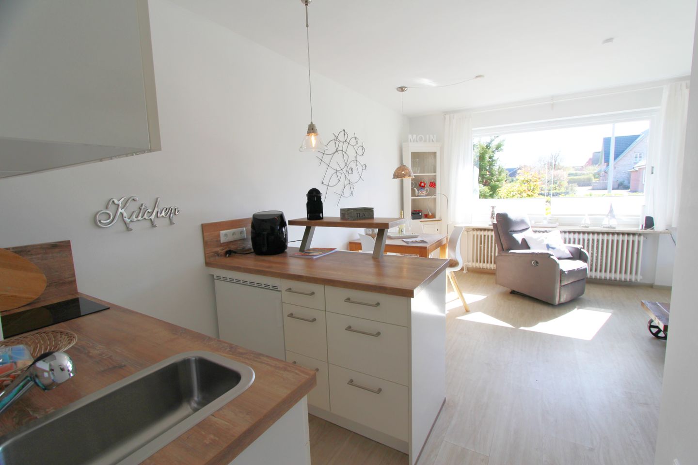  Sonnenschein - Westerlandstr. 16, App. 2 Wenningstedt - Wohnzimmer