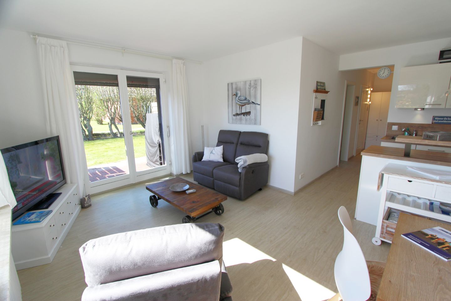  Sonnenschein - Westerlandstr. 16, App. 2 Wenningstedt - Wohnzimmer