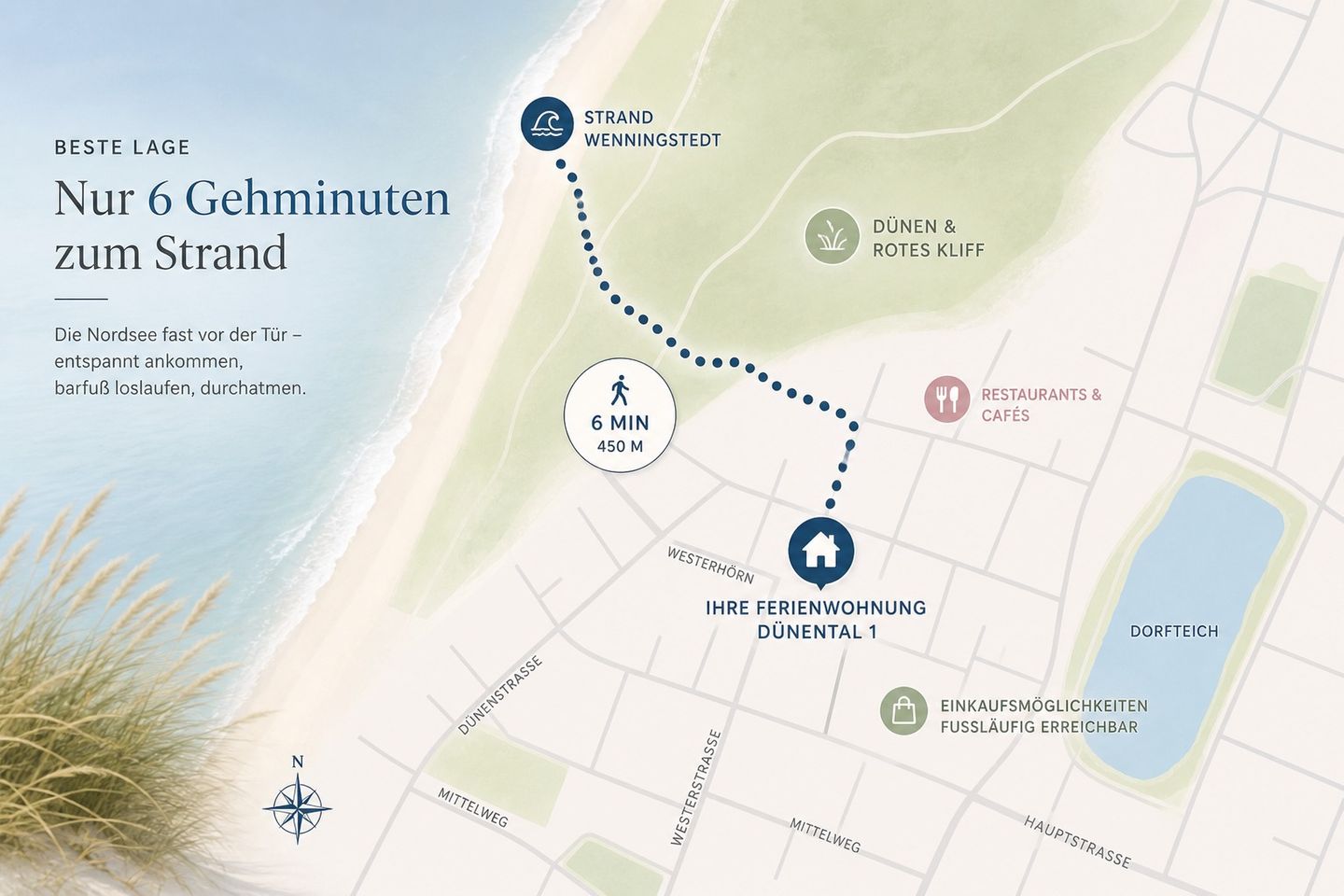  Dünenrand App. 04 Dünental 1 C Wenningstedt - 
