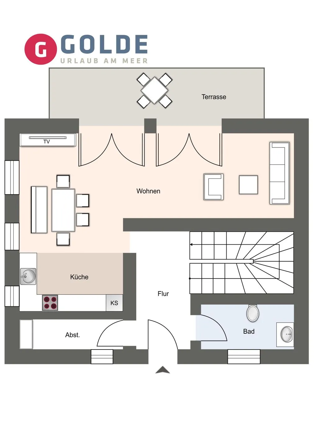 Reetdachhaus Vesterhav Reetdachhaus Vesterhav SPO Boehl - Grundriss