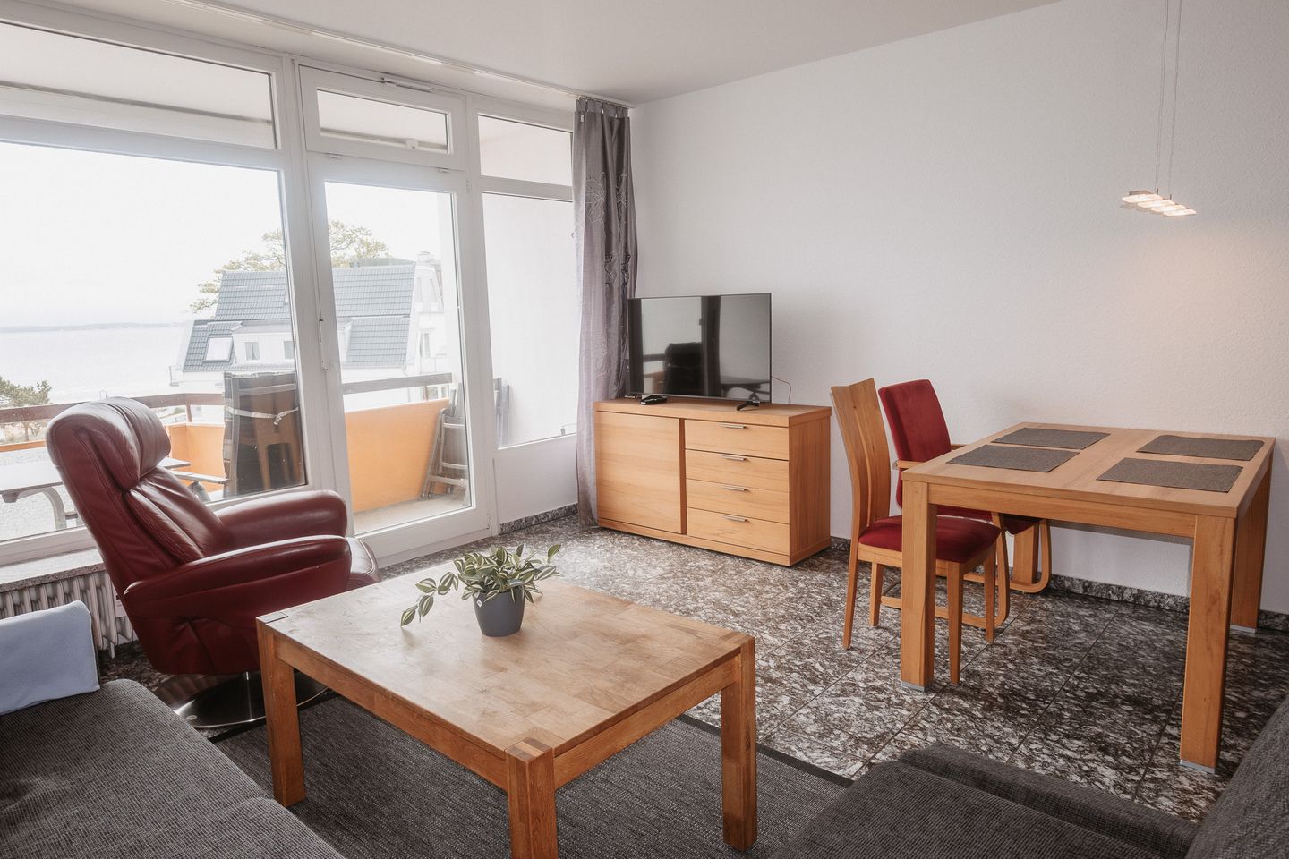  HOF/406 - Berliner Hof - Seeblick Scharbeutz - Wohnzimmer