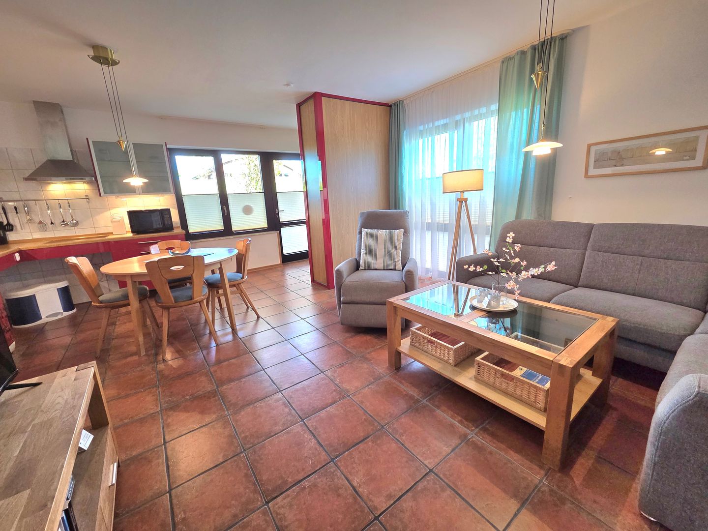 Haus Ekke Nekkepenn II, Whg. D2 Wyk auf Föhr - Wohnzimmer