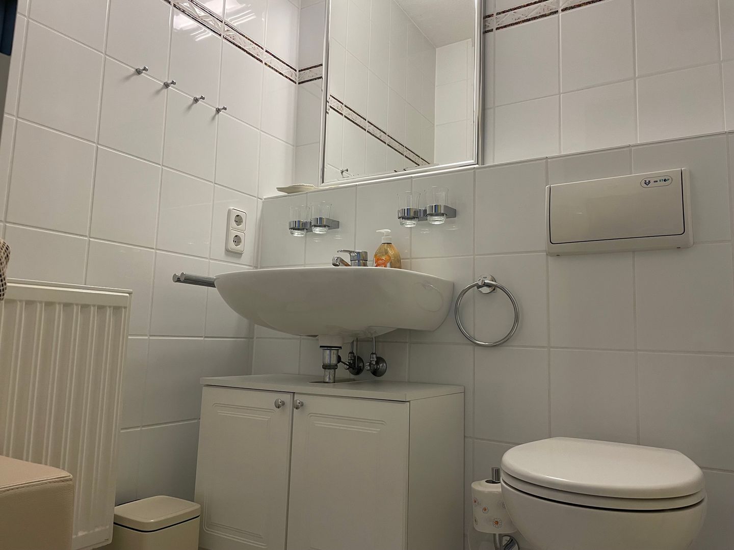 Hus Inselkieker Hus Inselkieker 217 Schillig - Badezimmer mit Waschtisch im sihi2-17, Mellumweg 6b, Hus Inselkieker in Schillig