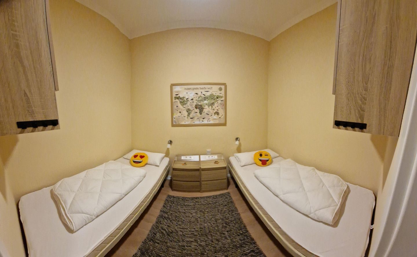 Ferienpark Hahnenklee Apartment "HarzHub Hahnenklee" Hahnenklee - Schlafzimmer mit 2 Einzelbetten