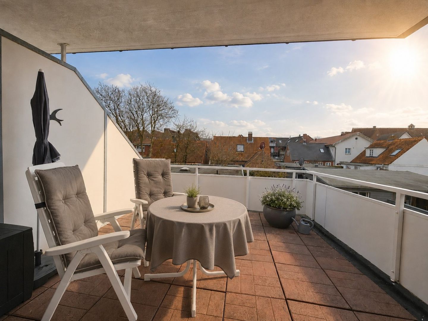  Schwalbennest Wyk auf Föhr - Balkon