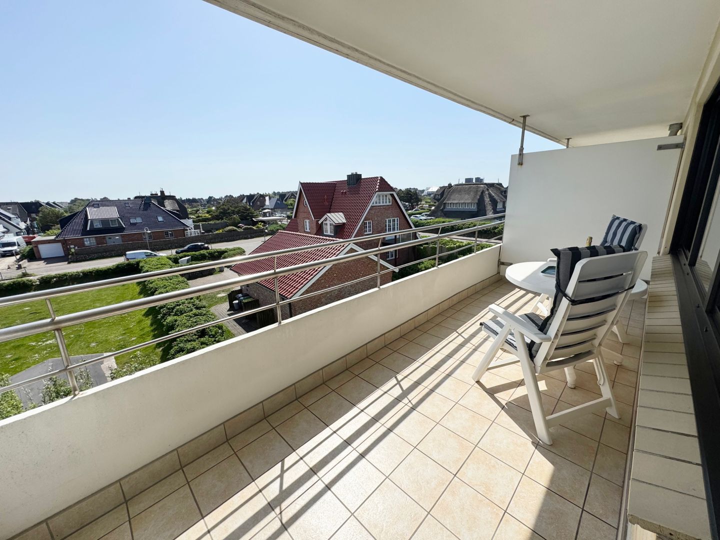  Dünenhof zum Kronprinzen, App. 102 Wenningstedt - Balkon