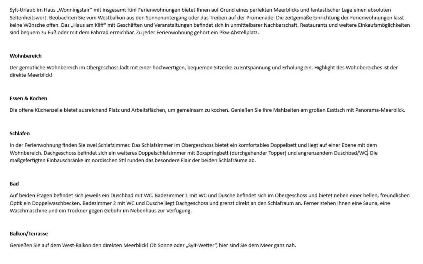  Wonningstair  - Dünenstr. 19, App. 2 Wenningstedt - Wohnzimmer