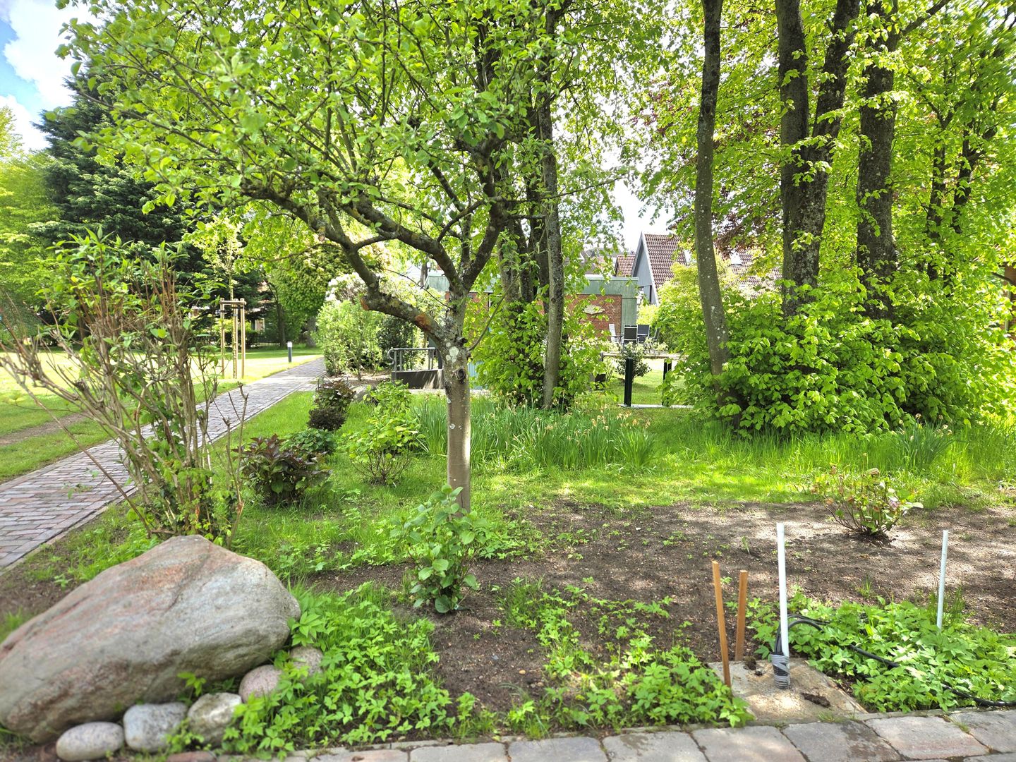  Mühlengrund Wyk auf Föhr - Gartenblick