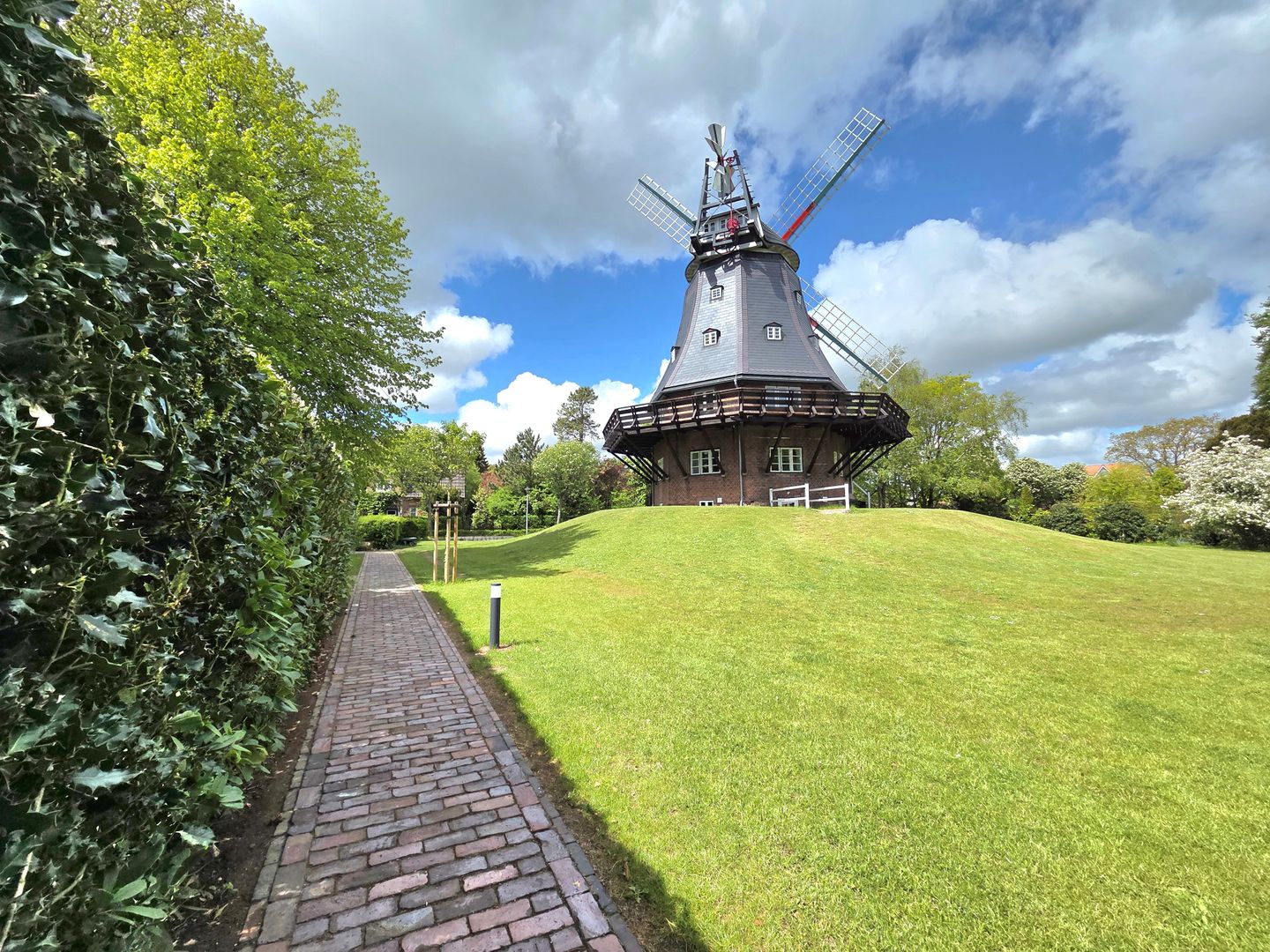  Mühlengrund Wyk auf Föhr - Gartenblick