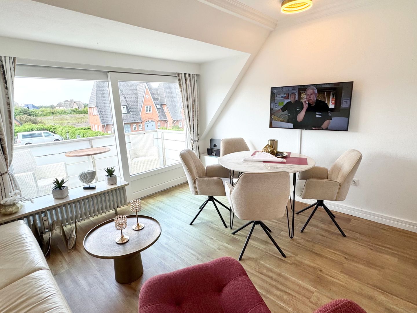  „Sunny Side“ - Seestraße 2B, App. 24 Wenningstedt - Wohnzimmer