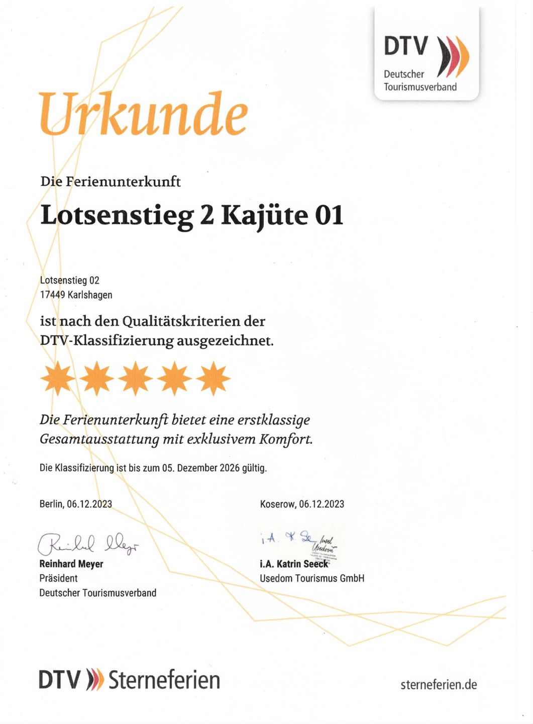 Ostseeland Ostseeland Lotsenstieg 2 Kajüte 1 Usedom - Dekoratives Detail