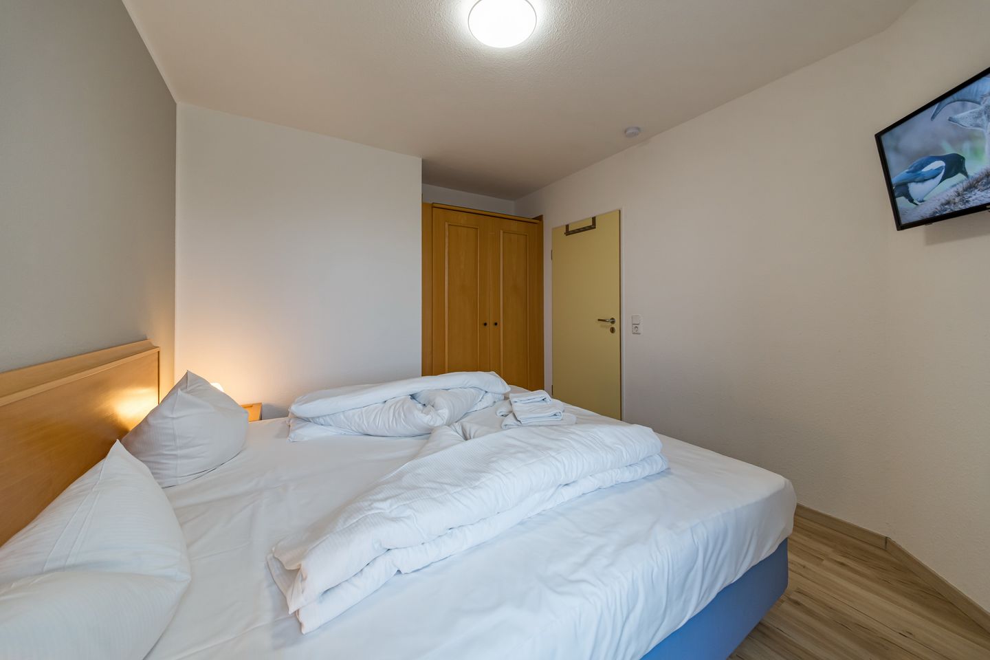 Hus Inselkieker Hus Inselkieker 220 Schillig - Schlafzimmer mit Flatscreen-TV im sihi220, Hus Inselkieker, Mellumweg 6b in Schillig