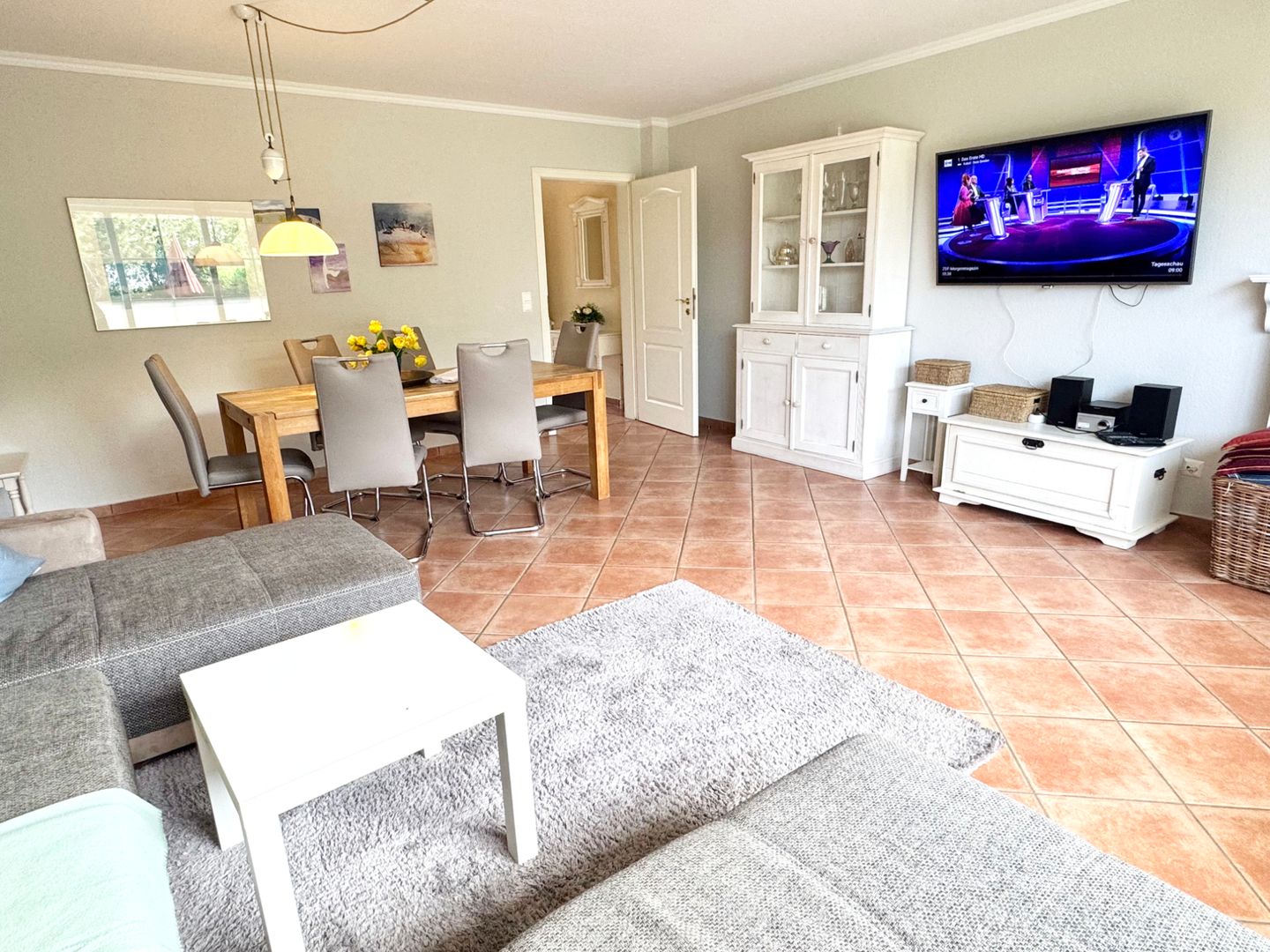  Haus Albatros - Westerlandstr. 21 B Wenningstedt - Wohnzimmer