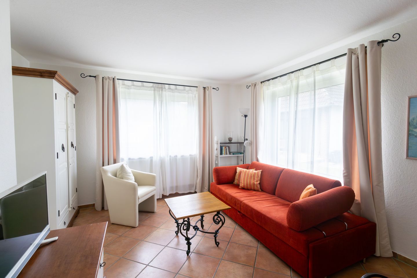  HAF/EGa - Gästehaus Starke - Haffkrug Haffkrug - Wohnzimmer