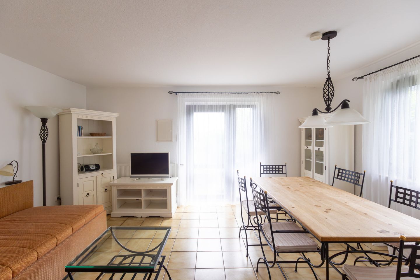  HAF/HAu - Gästehaus Starke - Ferienhaus - Haffkrug Haffkrug - Wohnzimmer
