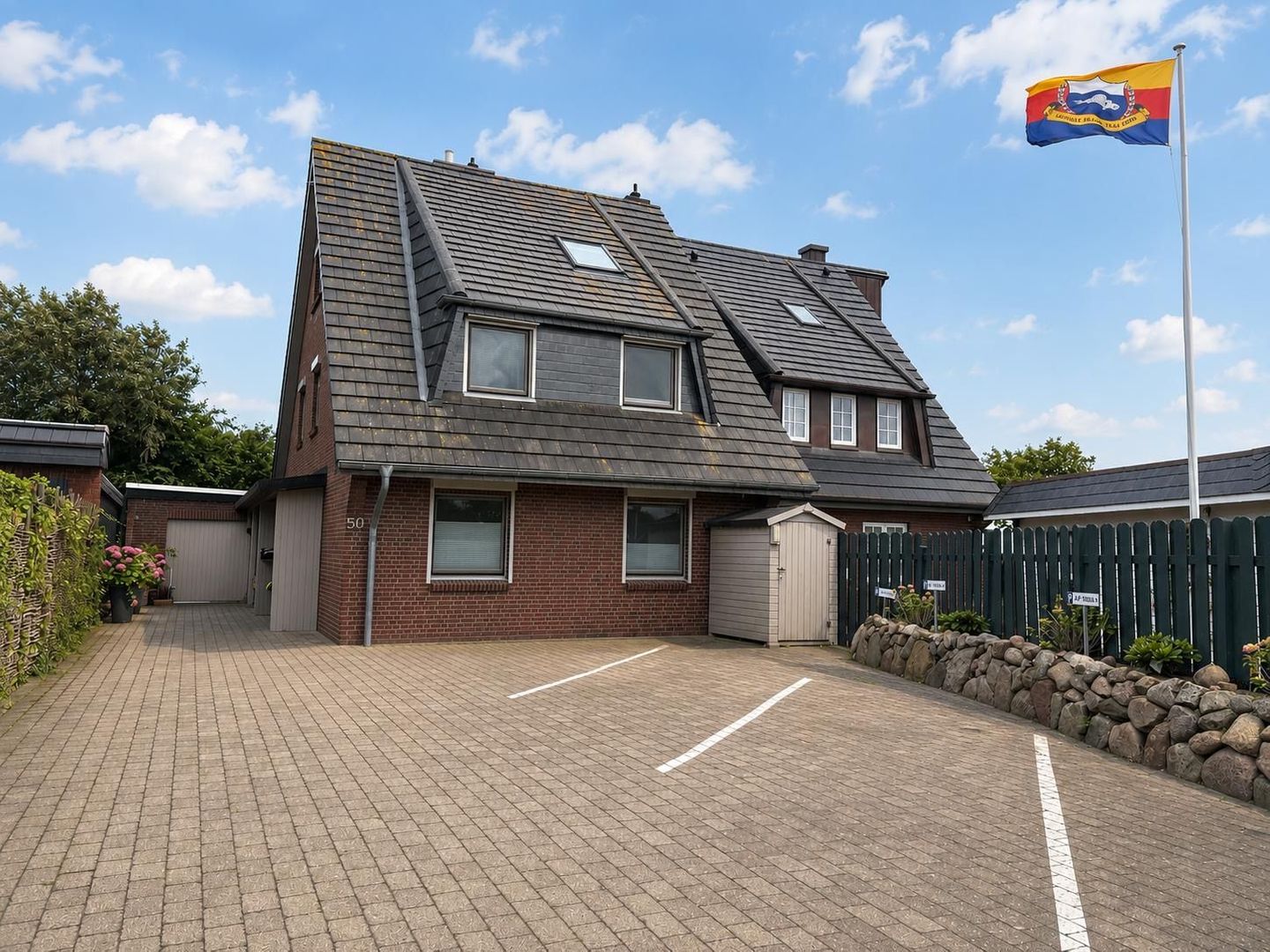 Wiesen Quartier Westside Tinnum - Fassade / Eingang