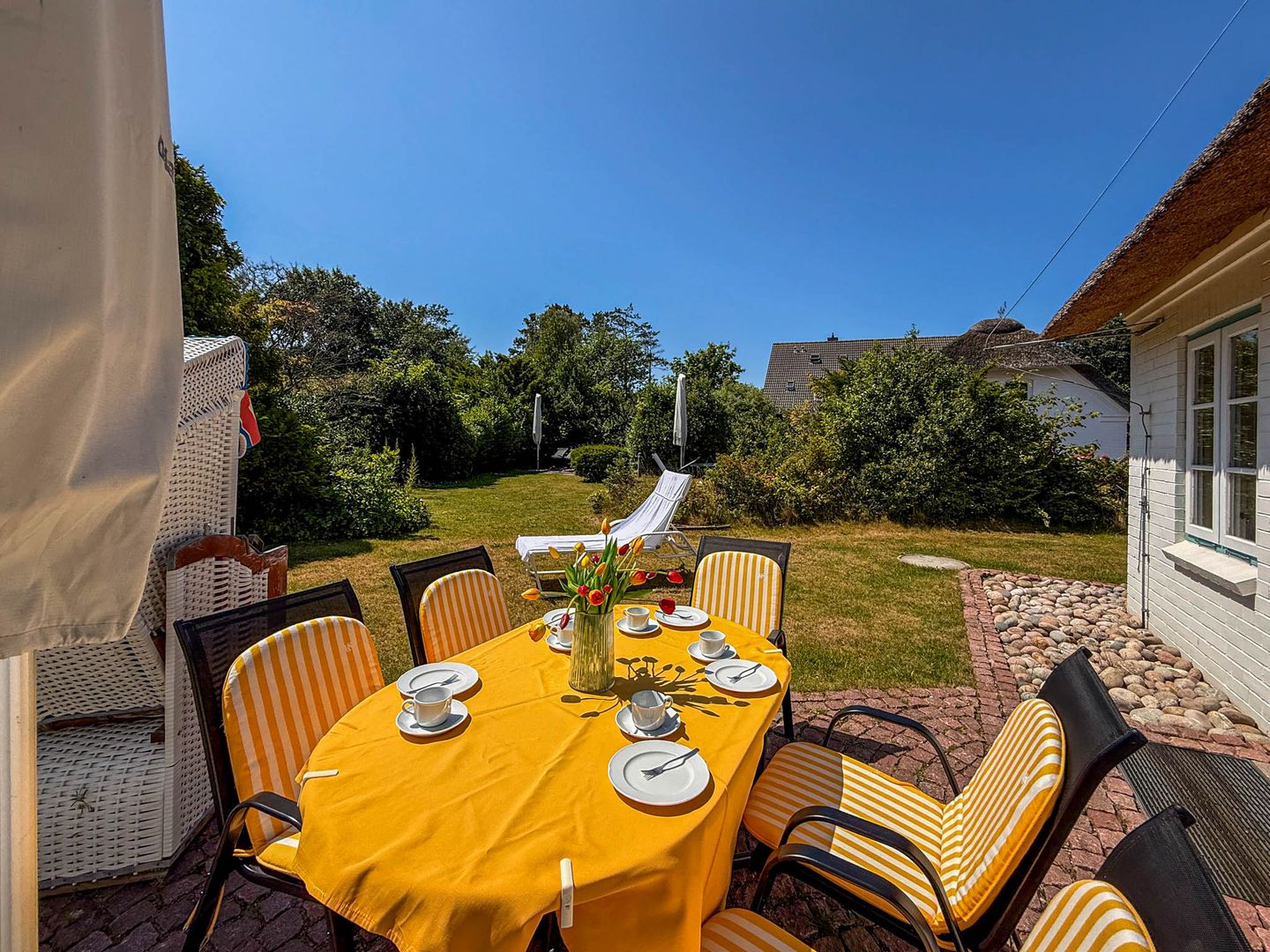Antje Sammen Whg. 61 Amrum - Terrasse